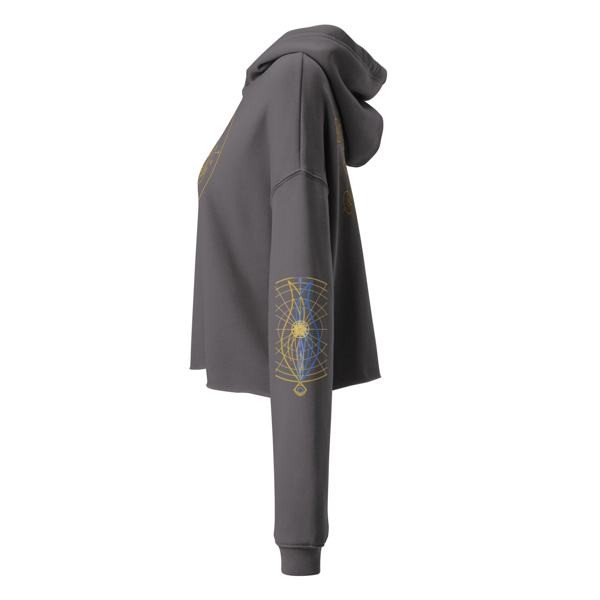 I AM QOF Crop Hoodie