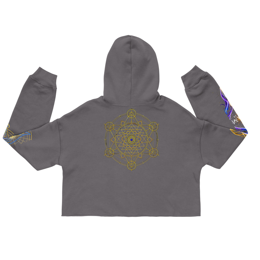 I AM QOF Crop Hoodie