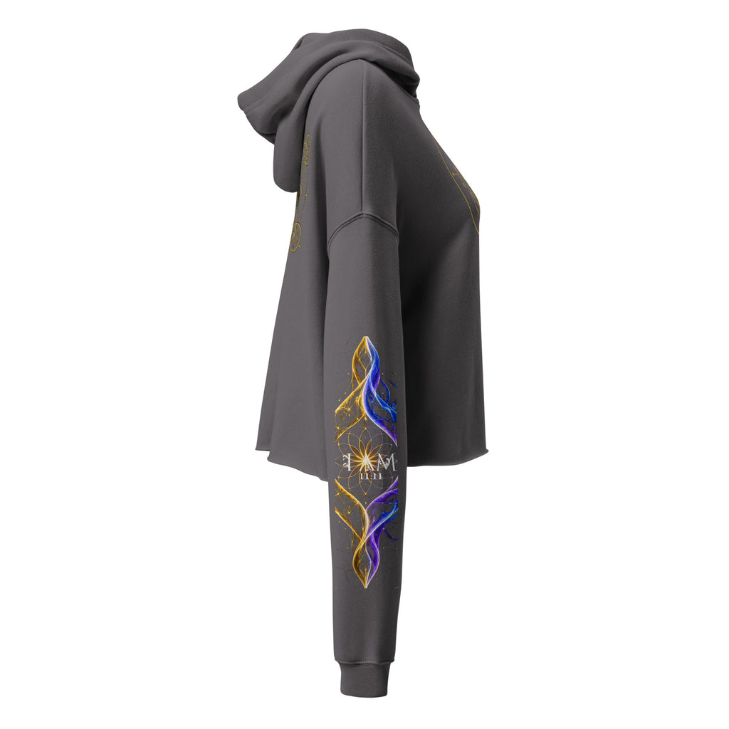 I AM QOF Crop Hoodie