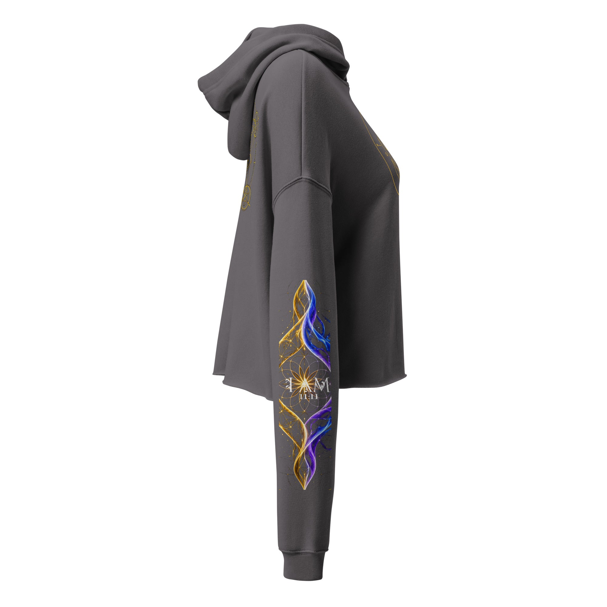 I AM QOF Crop Hoodie
