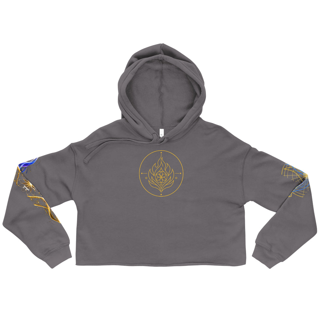 I AM QOF Crop Hoodie