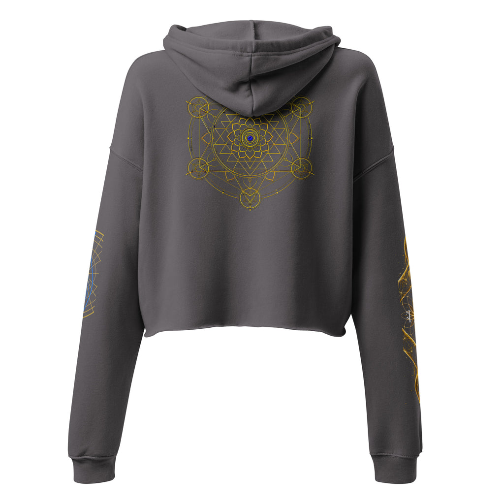 I AM QOF Crop Hoodie