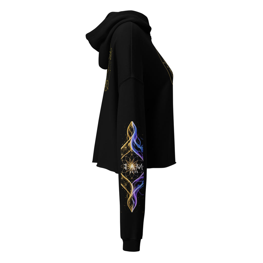 I AM QOF Crop Hoodie