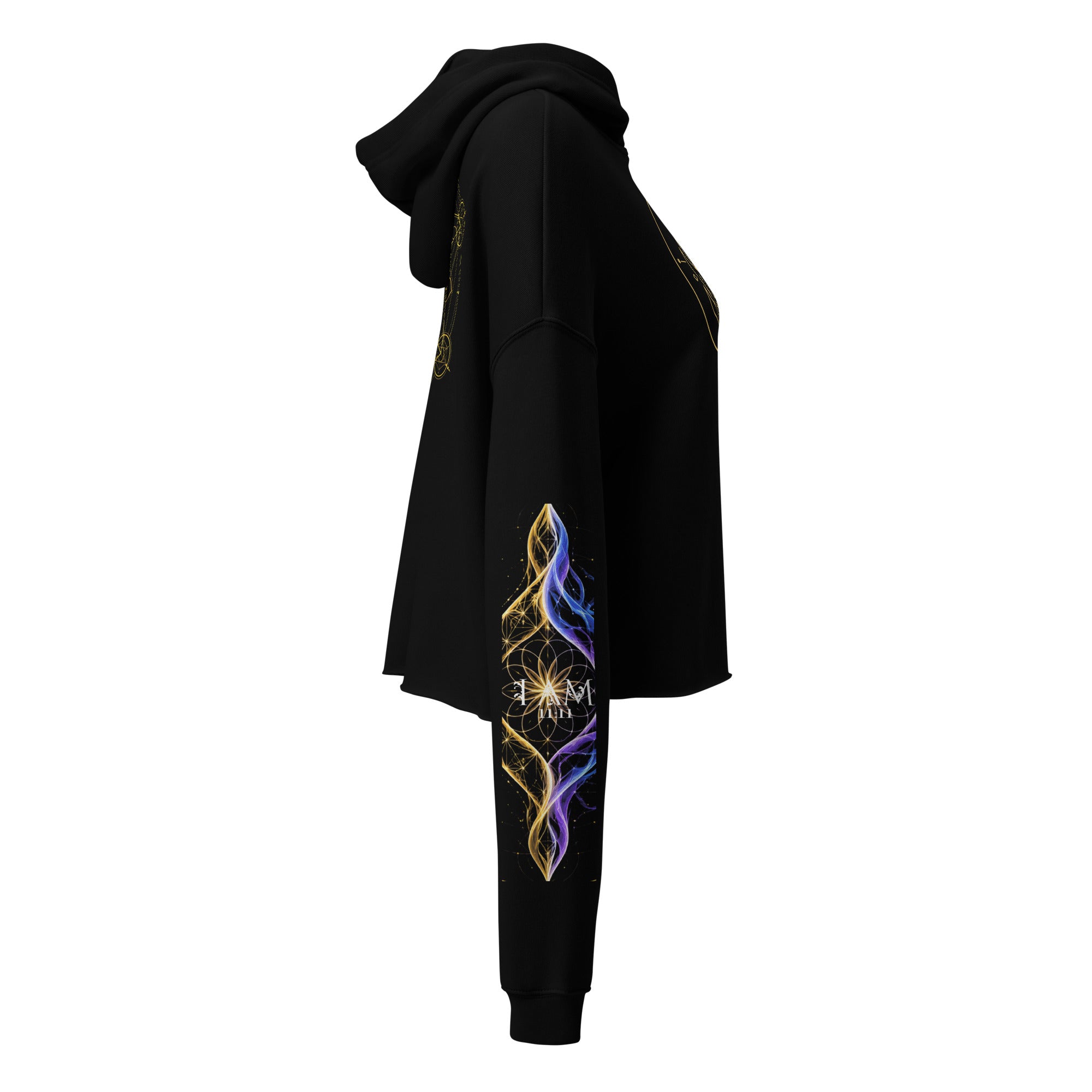 I AM QOF Crop Hoodie